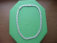 SWAROVSKI MILLENIA テニスネックレス スクエアカット - メルカリ