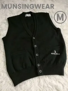 MUNSINGWEAR メンズ ベスト M 黒