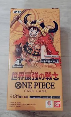 ONE PIECEカードゲーム 世界最強の戦士 テープカット プロモ2枚付き