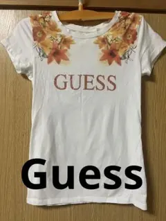 【美品】guess 花柄Tシャツのサムネイル