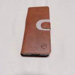 Galaxy Z Fold5ケース 手帳型 スタンド機能 ブラウン 耐衝撃