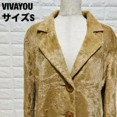 VIVAYOU ベージュ テーラードジャケット Sサイズ 高級感あり【265】のサムネイル