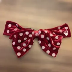 【東京ディズニーリゾート】水玉リボンヘアアクセサリー