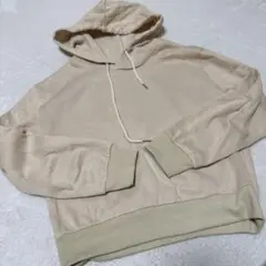 SHEIN 裏起毛 プルオーバー パーカー ベージュ Sサイズ