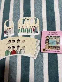 SEVENTEEN カップスリーブ、ボトルマーカー、アクリルコースター