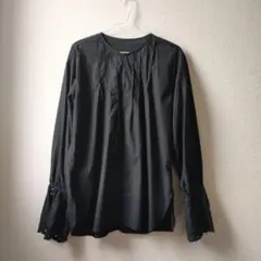 スピックアンドスパン　コットンエンブロイダリーブラウス