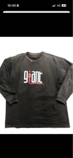 giant ロゴ 長袖カットソー ブラックのサムネイル