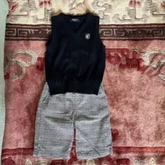 COMME CA ISM ベスト100cm &GITAズボン110
