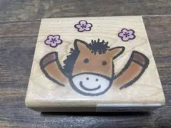 年賀状　スタンプ　うま　馬