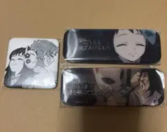 ufotable お楽しみくじ ロング スクエア 缶バッジ 錆兎 真菰 3点