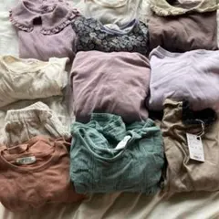 まとめ売り　140 130 女の子　冬服　H&M GU MANON かわいい