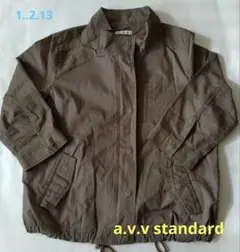 【a.v.v standard】薄手ジャンバーアウター