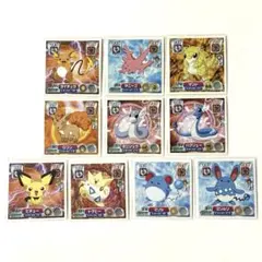 即購入OK！【シール】ポケモン ピチュー ライチュウ ロコン ハクリュー マリル