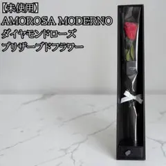 미사용 아모로사 모데르노 다이아몬드 로즈 프리저브드 플라워