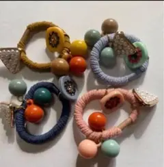 カラフル ヘアゴム 4個セット