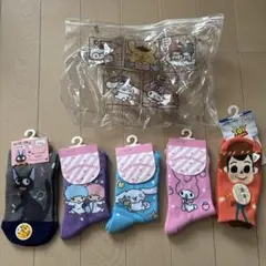 キッズ靴下 5足セット キャラクター柄