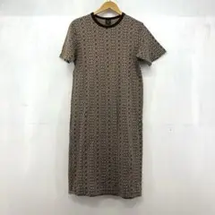 67▢Number(N)ine 総柄ロング丈 S/S Tシャツ TS0905-1