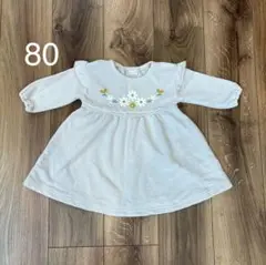 アカチャンホンポ　花柄ワンピース　80