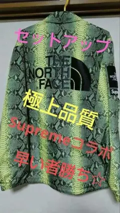 極上品質Supreme×THENORTHFACE　セットアップ