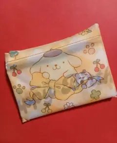 キャラクターエコバッグ　大容量　軽量　折り畳み　ポムポムプリン