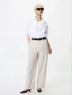 ユニクロ タックワイドパンツ ベストセラー