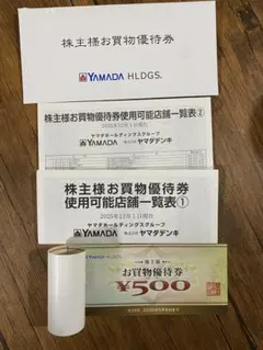 ヤマダ電機　株主優待券 ¥500×10枚