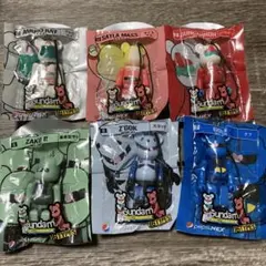 未開封　ペプシ　ガンダム ベアブリック　フィギュア6体セット
