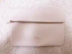 ディオール　クラッチ　ポーチ　ノベルティ　ピンクベージュ