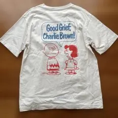 ユニクロ ピーナッツ UT オーバーサイズフィット 半袖tシャツ ホワイト L