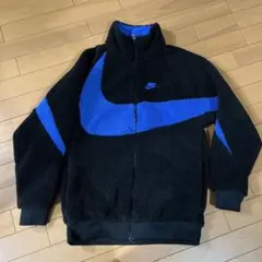 美品Nike ボアジャケット S リバーシブル黒/青