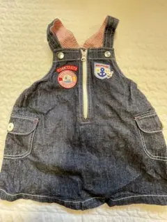 MIKI HOUSE デニムジャンバースカート