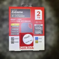 ［新品・未使用品］SanDisk Extreme ポータブルSSD 2TBのサムネイル