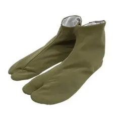 足袋 ハイ・ストレッチ・5枚コハゼ。紳士Ｌサイズ、25.5-26cm・璃寛茶色