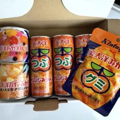 金太洋 6点 グミ オレンジみかん パインみかん フルーツ寒天 つぶつぶみかんのサムネイル