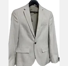 【H&M】美品 メンズ スリムフィット チェック テーラード ジャケット