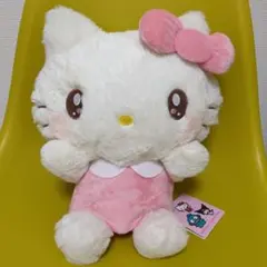 レア　ハローキティ ぬいぐるみ 妖精 2000年　フラワー　花 ハローキティ 春 ハル ぬいぐるみ Mサイズ 妖精 平成レトロ 花