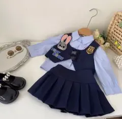 【新品】ズートピア ジュディ コスプレ(90〜140cm)