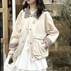 レザージャケット フード