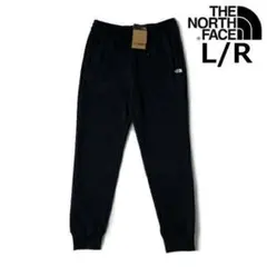 ノースフェイス ジョガーパンツ US限定 ロゴ刺繍(L/R)黒 190110