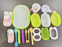 Combi ベビー用食器セット ベビーレーベル ナビゲート食器セットおまけ付き