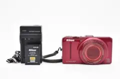 Nikon COOLPIX S9300 レッド デジタルカメラ セット ジャンク Nikon COOLPIX S9300 レッド デジタルカメラ セット ジャンク