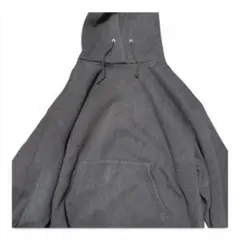 【3日間限定価格】極厚 90s 無地スウェットパーカー 墨黒 オーバーサイズ