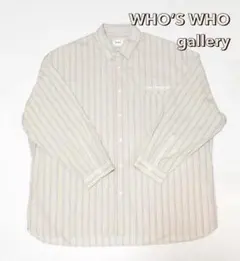 W.W.G CRAFTWORK ストライプオーバーサイズシャツ Freeのサムネイル