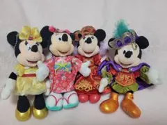 ディズニー ミッキー ミニー ぬいぐるみバッジ 30th ハロウィン 他