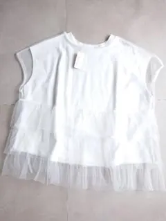 未使用Doula Doulaマルチwayレイヤードチュール＆Tシャツ 2点セットのサムネイル
