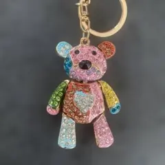 新品 蜷川実花 カラフル な テディベア の アクリルキーホルダー