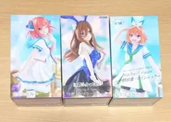 五等分の花嫁 中野二乃&三玖&四葉 フィギュア 3点セット