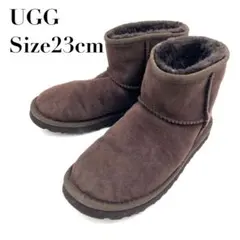 【美品】UGG アグ クラシック ミニ 23cm チョコレート 5854