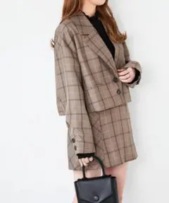 Heather デイリーセットアップアソートショートジャケット　未使用品