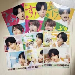 meiji galbo クリアファイル 下敷き 6枚セット 中島健人 菊池風磨